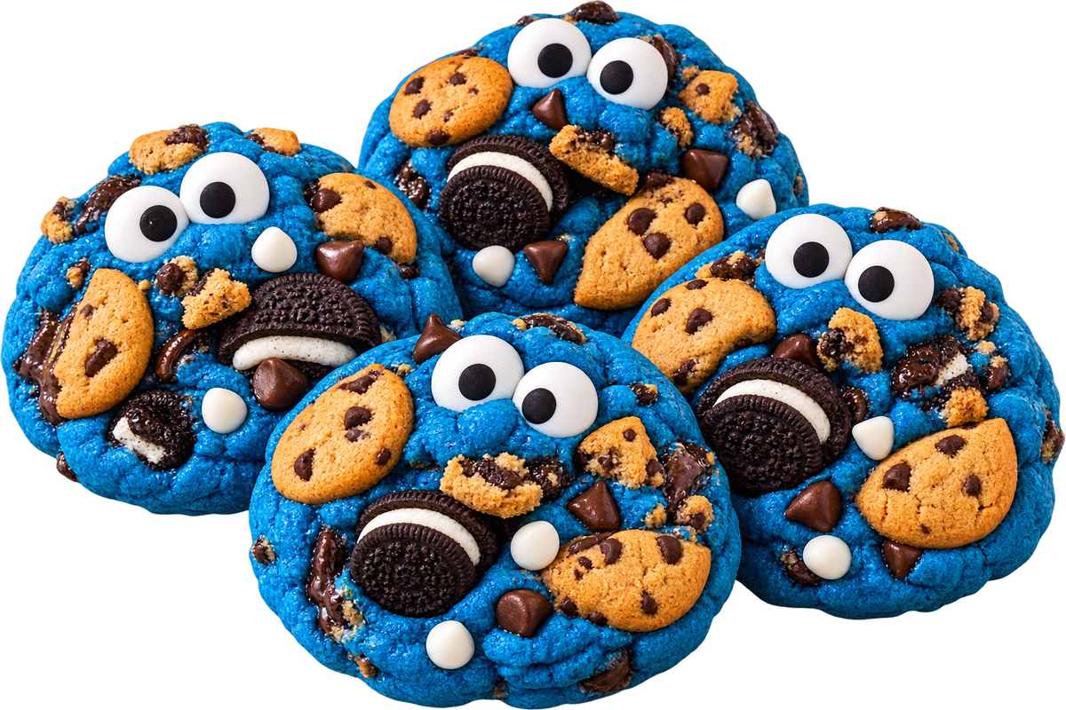 Blue Monster Cookie